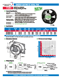 EC Axial Fan 17251 - Datasheet