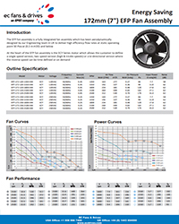 EFP-174 Fan Pack - Datasheet
