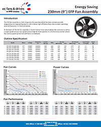 EFP-230 Fan Pack - Datasheet